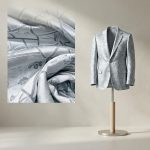 A Heart Within Square Inches-Silver Gray